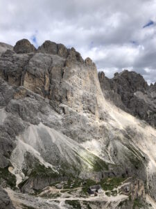 Rifugio Vajolet scendendo dal Re Alberto