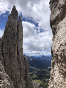 Veduta dalla Ferrata Santner